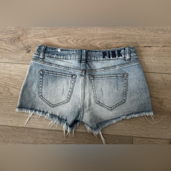 PINK Victoria's Secret Women's Denim Shorts - Gray 🌸💝 - Picture 1 of 7
